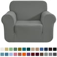 thumbnail image 1 of CHUN YI 1-Piece Checks Stretch Sofa Cover Slipcover Couch Cover, 1 of 6