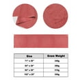 thumbnail image 6 of Bed Runner for Twin Size, Vintage Coral Red Decorative Scarf Throws for Foot of Bed, Farmhouse Retro Solid Color Linen Texture Luxury Bedding Protector Slipcover Bedrunners for Hotel, 71 x 20 Inch, 6 of 6