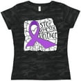 thumbnail image 3 of Inktastic Stop Domestic Violence-shattered glass Women's T-Shirt, 3 of 5