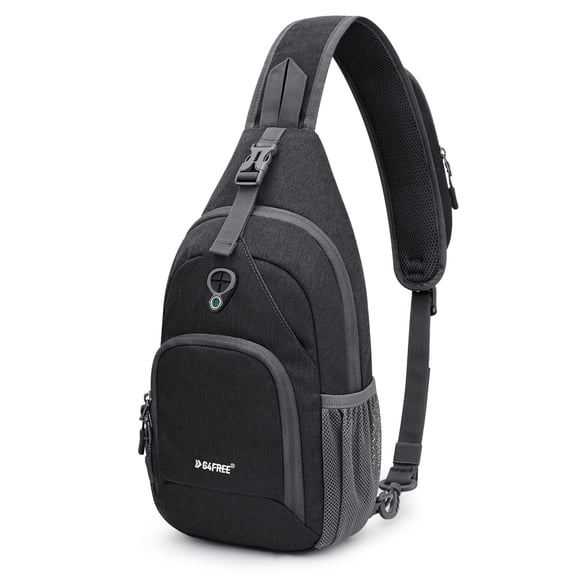 G4Free RFID Sling Bag for Adults, Small Crossbody Chest Shoulder Backpack for Men and Women, Hiking Daypack