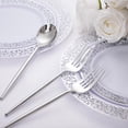 thumbnail image 4 of 200PCS Plastic Forks and Spoons Heavy Duty Set, Disposable Silverware, Cutlery, Disposable Utensils, Plastic Flatware Includes 100 Forks, 100 Spoons for Party, 4 of 7