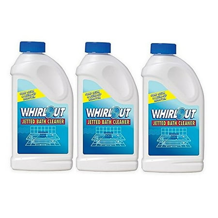 - Whirlout WO06N Jetted Bath Cleaner 22oz (1.375 lbs.) Self Cleaning Action Formulated to Clean Hot Tubs, Spas, Whirlpools & Jetted Bathtubs (3 Packs of 22oz)