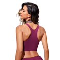 thumbnail image 2 of Top de Bikini CRZ YOGA con Espalda Racer, Secado Rápido, Acolchado, color Fucsia, talla S, 2 of 6