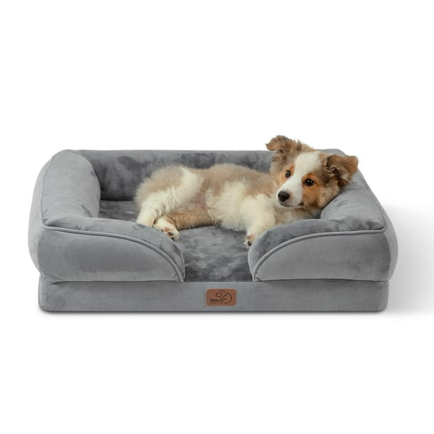 Cama ortopédica para perros medianos Bedsure Impermeable con Funda extraíble lavable