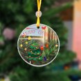 thumbnail image 1 of Hermosos letreros navideños de resina con temática navideña con imágenes elegantes y decoraciones festivas que son ideales para agregar calidez y alegría a su estilo de decoración navideña., 1 of 6