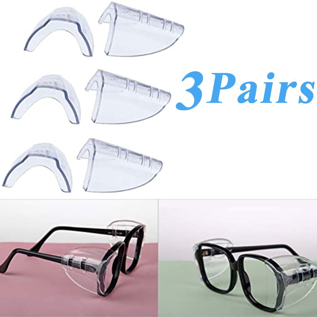 2pcs Protective Cover For Myopic Glasses Goggles Side Shields Flap Side SupplyHV 