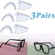 thumbnail image 1 of Ganfancp 3 Pares Side For Eye Glasses Slip On Glasses Shield Universal Ofertas Del Día 3 Pares de Lentes Protectoras para Gafas, 1 of 7