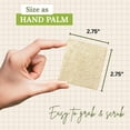 thumbnail image 4 of Esponja natural de lufa para platos Miw Piw, paquete de 30, biodegradable, 4 of 7