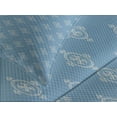 thumbnail image 4 of Ambesonne Geometric Quilted Bedspread Set 3 Pcs, Medieval Pattern, King Size, Slate Blue Cream, 4 of 5
