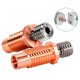 thumbnail image 1 of 2 Piezas Impresora 3D Actualizada Resistente una Altas Temperaturas M6 AleacióN de Titanio Garganta BimetáLica de Cobre Rojo para E3D V6 HOTEND, 1 of 6