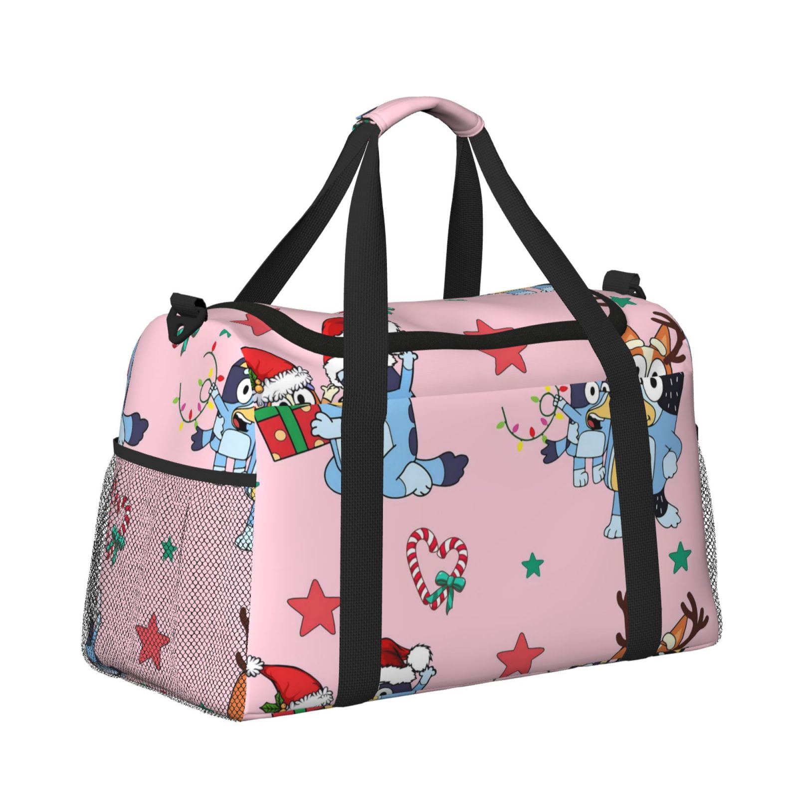 Netaao Bluey for Travel Duffle Bag,Weekender Carry On For Women, Travel Essentials Sport Gym Bag for Men