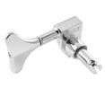 thumbnail image 5 of Wilkinson 2R2L 20:1 Ratio Open Gear Bass Machine Heads Tuners Tuning Pegs Keys with Y-Style Button 90 Degree Screw for Ibanez Style Electric Bass, Chrome, 5 of 5