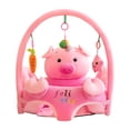 thumbnail image 1 of Funda de asiento de apoyo para sofá de bebé para aprender a sentarse cojín de silla de felpa sin relleno, 1 of 7