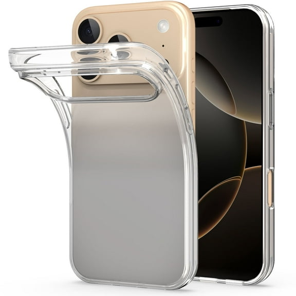 CoverON For Apple iPhone 17 Pro Max Phone Case, Flexible Slim Lightweight TPU Minimal Cover, Clear