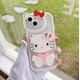 thumbnail image 3 of Funda de maquillaje con dibujos de Hello Kitty Mirror Girls para IPhone 14 13 12 11 Pro Max X XS XR 8 7 Plus, funda trasera suave de TPU, 3 of 4