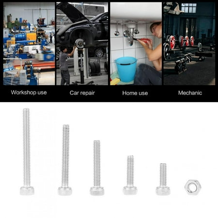 

Screw Nuts Easy To Carry Environment-friendly 210pcs Screw Kit High Hardness For Machinery Industry Electronics Construction