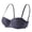 Blue, variant on Ladies Underwire Demi Cup Lace Back Support Comfortable Everyday Bra