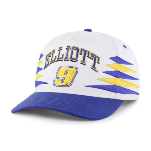 Men's '47  White Chase Elliott  Diamond Cut Hitch Adjustable Hat