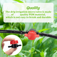 thumbnail image 2 of 50Pcs 1/4 Inch Barbed Shut Off Valve Drip Irrigation Tubing Coupling for, 2 of 7