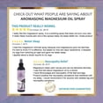 thumbnail image 6 of Aromasong Magnesium Oil Spray Lavender 8 oz – Extra Strength 23mg per Spray, Natural Magnesium for Feet, Calm Sleep Support, 6 of 6