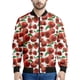 thumbnail image 3 of Chaqueta con cremallera con estampado 3D de cupcakes de dibujos animados para hombres y mujeres, sudadera con gráfico de comida, chaqueta bomber informal para niños, abrigo suelto de manga larga, 3 of 5