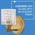 thumbnail image 2 of Hinkley 5044HB Elle 4-Light LED Bath Vanity Fixture, Heritage Brass, 32-Inch, 2 of 2