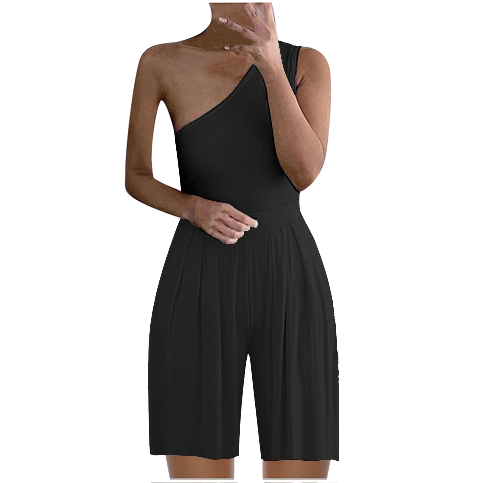 Punk skull casual printed overalls Clearance