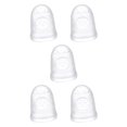 thumbnail image 3 of Puntas de dedos de guitarra de silicona Tholdsy Protectores de dedos Ukulele XL 5piezas, 3 of 6