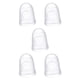 thumbnail image 1 of Sidaley Protectores de silicona para dedos de guitarra, púas protectoras antideslizantes, instrumentos musicales reutilizables no alergénicos, XL transparente 5piezas, 1 of 5