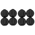 thumbnail image 1 of Kitchen 44 mm Diameter Plastic Black Button Switch for Gas Cooktop 8, 1 of 8
