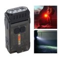 thumbnail image 1 of Linterna EDC, IP67 Portátil Giratoria De 80 Grados Recargable 10 Modos 1200LM Iluminación Multicolor Pequeña Linterna Potente Con Clip Para Emergencia, 1 of 7