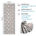 thumbnail image 2 of Beige Baseballs with Hearts Pattern Hot Yoga Mat Towel Non Slip for Hot Yoga - Quick-Drying Yoga Mat Cover with 4 Corner Pockets with Travel Bag - Hot Yoga Towel Non Slip 74"x26", 2 of 6