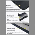 thumbnail image 3 of 16 inch Laptop Case Multi-Layer Nylon Waterproof Shockproof Notebook Sleeve Bag Black, 3 of 5