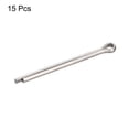 thumbnail image 3 of Unique Bargains Split Cotter Pin, 3x40mm 316 Raccord de Fixation à Clip en Acier Inoxydable, Argent 15Pack, 3 of 5