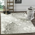 thumbnail image 2 of SAFAVIEH Adirondack Hortense Abstract Area Rug, Silver/Ivory, 5' x 5' Square, 2 of 5