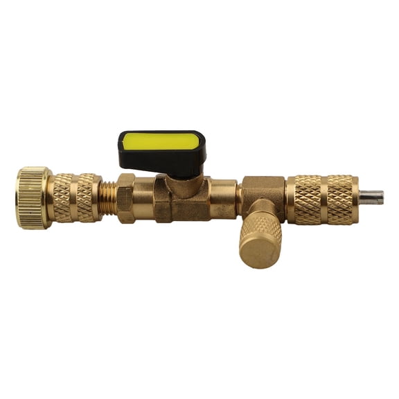 1 Set R410A R22 Valve Core Remover Installer Tool With Dual Size 1/4 & 5/16 Port For R404A R407C R134A R12 R32 Hvac Systems Smile Home