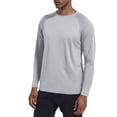 thumbnail image 2 of HAJWOH Men's Long Sleeve Shirts UV Sun Protection Athletic Shirts for Fishing Hiking Swimming Running, 2 of 5