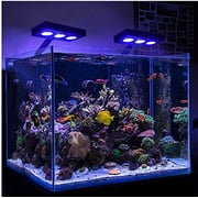 Hipargero Brand 30W LED Aquarium Light Colorful Saltwater Coral Reef Light Dimming Fish Tank Light with Timer