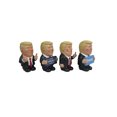 thumbnail image 3 of DWK - Trumpets Sound Off - Set of Four (4) Mini Collectible Trump Figures MAGA Patriotic Political Statue 2020 Home Dcor Accent, 3 of 4