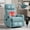 Antique green, variant on Heat Massage Manual Recliner Chair with Rocker and Swivel in Fabric for Living Room