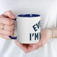thumbnail image 5 of CafePress - Everyday I'm Muscle'n Pattern - 11 oz Ceramic Mug - Novelty Coffee Tea Cup, 5 of 6