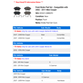 thumbnail image 2 of Front Brake Pad Set - Compatible with 2002 - 2011 Mini Cooper 2003 2004 2005 2006 2007 2008 2009 2010, 2 of 2