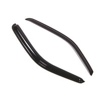 TuningPros Outside Mount Window Visor Deflector Smoke Tinted 2 Pcs Set For 1999-06 Chevy Silverado 1500 Crew