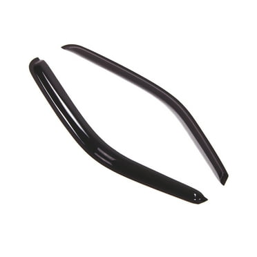 TuningPros Outside Mount Window Visor Deflector Smoke Tinted 2 Pcs Set For 1999-06 Chevy Silverado 1500 Crew