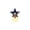 A, variant on huayou Independence Day USA Flag Cute Candle Small Night Light with Red White Blue, 250th anniversary Day Party Holiday Decor, for Outdoor Indoor Home Decoration