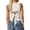 A1#-White, variant on LPKRT Women Polka Dot Boat Neck Ruched Tank Top - Slim Fit Sleeveless Camisole, Summer Casual Vest(White-XS)