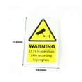 thumbnail image 5 of NIBOLOG 5Pcs Signs Decals Attractive Waterproof CCTV In Operation Car Signs Sticker for Car, 5 of 7