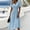 Light Blue plus size wrap midi dress a1, variant on Women Plus Size V Neck Short Sleeve High Low Wrap Midi Dress Casual Elegant Travel Flowy Summer Dresses, Gray M