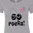 thumbnail image 4 of Inktastic 60th Birthday 60 Rocks Women's T-Shirt, 4 of 5