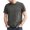 Gray, variant on EQWLJWE Men's Sports Shirts Men's Short-sleeved Stand Collar Bottom Shirt Slimming T-shirt Fashion Casual Solid Slimming Top Short-sleeved Casual Sports Daily Top Blouse